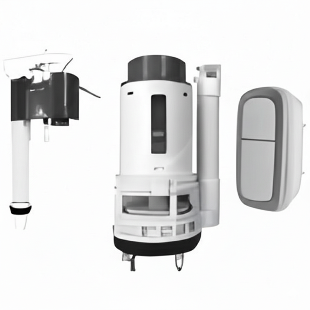 Bộ xả bồn cầu INAX DTF-832VN, dành cho bồn cầu AC-832VN, tiết kiệm nước