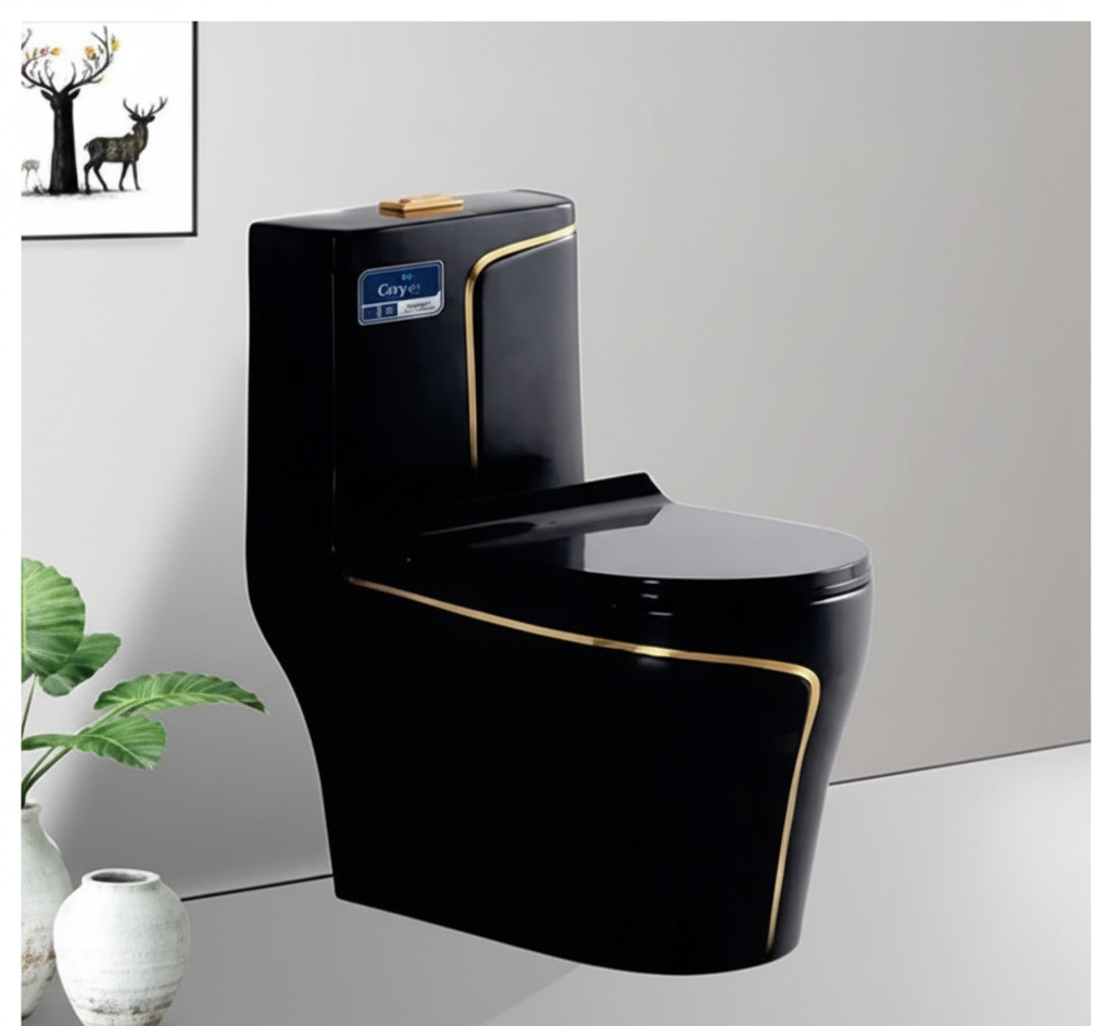 Bồn cầu liền khối Vanni VN-C011 Sứ nano, xả xoáy mạnh, tiết kiệm nước