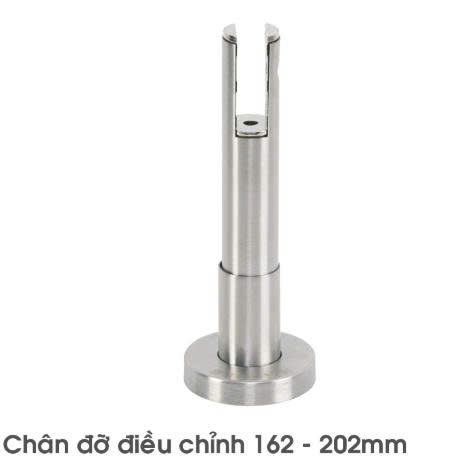 Chân Đỡ Nhà Vệ Sinh Công Cộng Hafele 988.98.120, điều chỉnh 162 - 202mm, inox 304