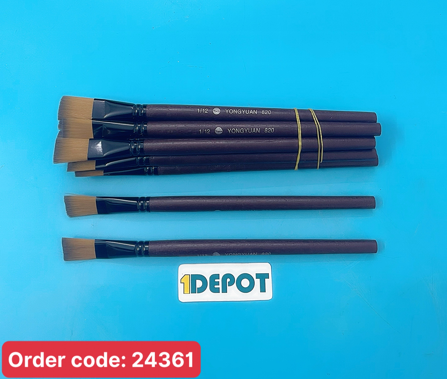 Cọ quét Sơn đầu vuông mềm 2.5cm