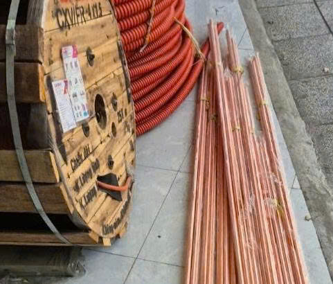 Cọc tiếp địa phi 16, dài 2.4m