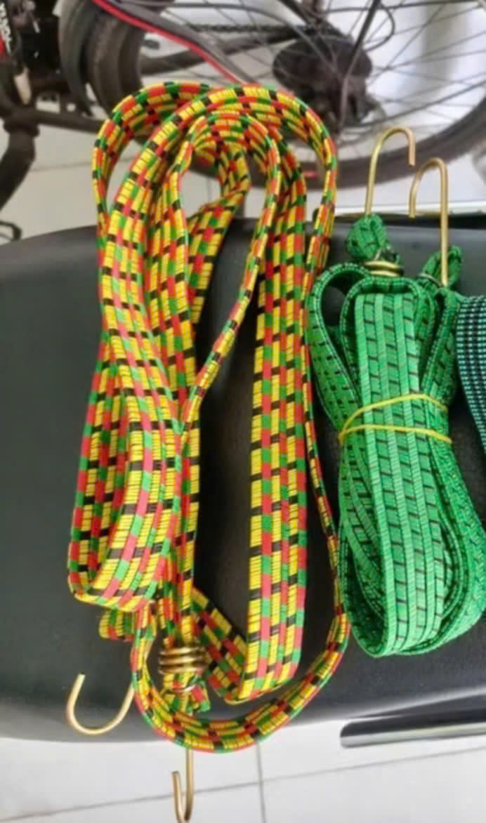 Dây thun dẹt bản 25mm móc thép dài 1,6m