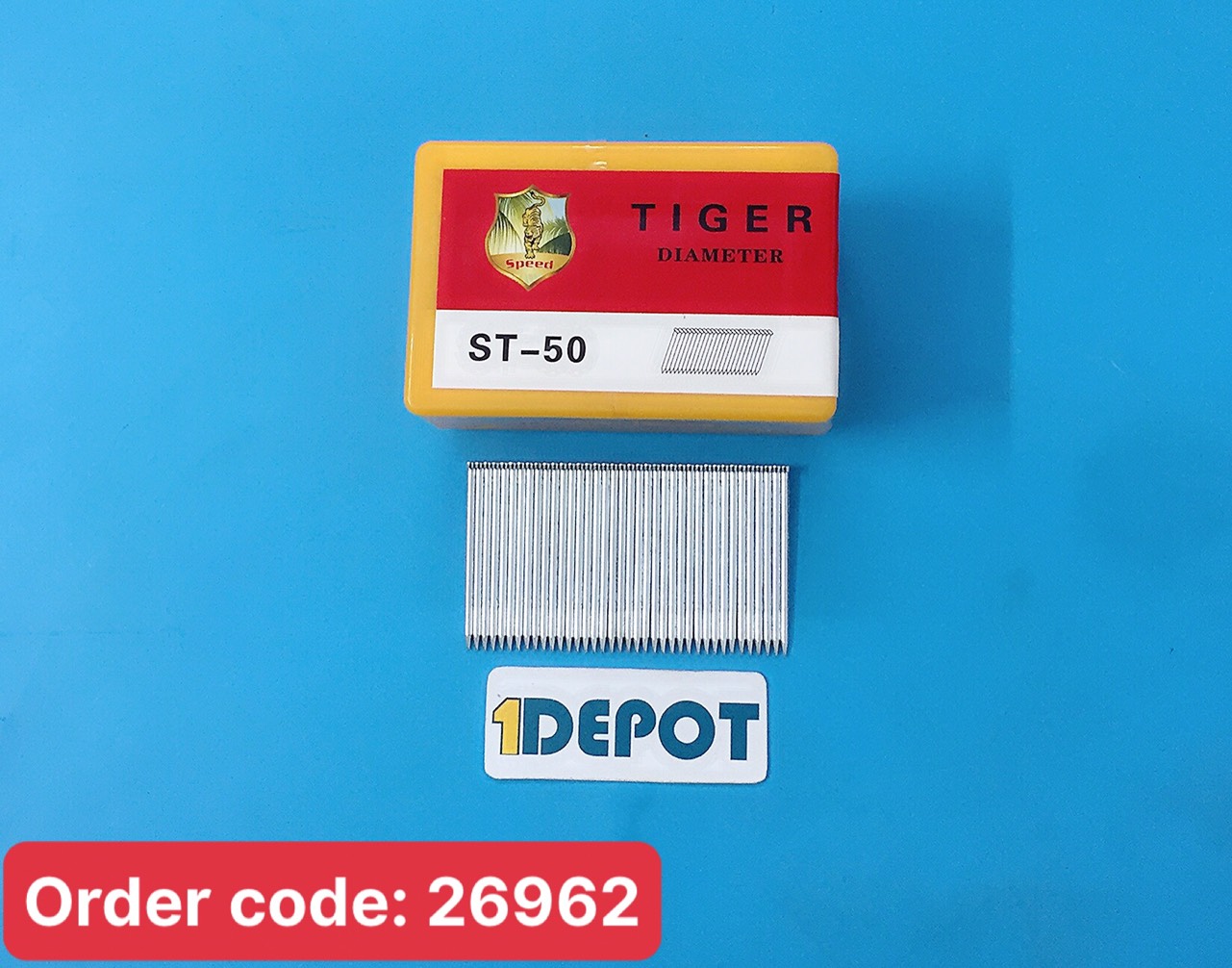 Đinh bắn bê tông Tiger ST50, chiều dài thân đinh 50 mm, 646 cây đinh/hộp