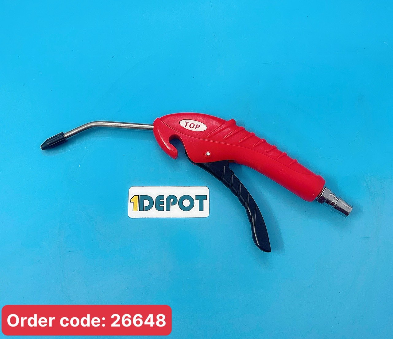 Dụng cụ xịt hơi Top LU-XHNH đỏ - đen vòi xịt 100mm
