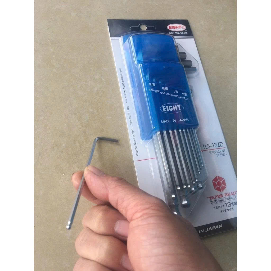 Lục giác 7/64'' chữ L đầu bi Eight TL-7/64