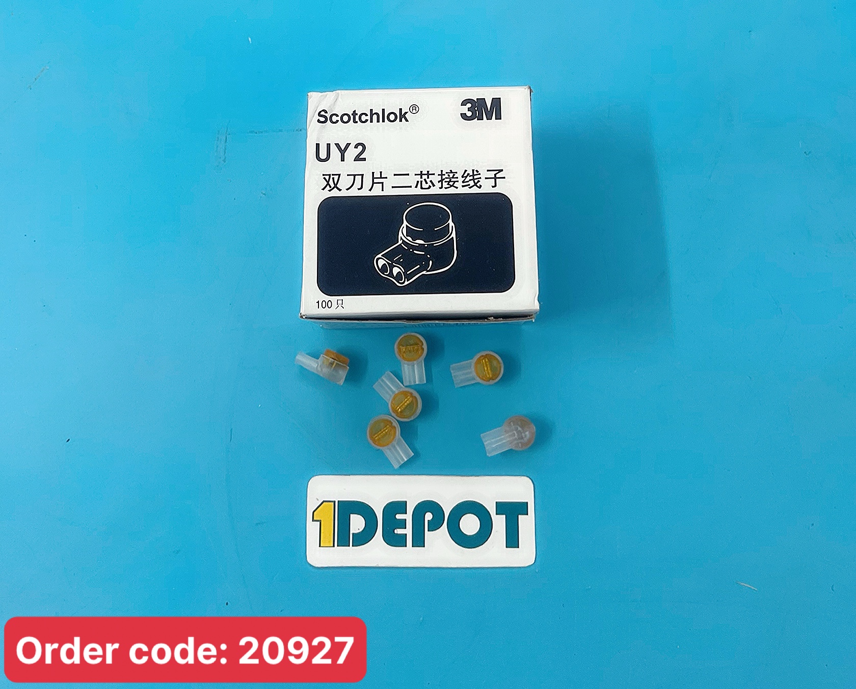 Rệp nối cáp mạng 3M (100hạt/ hộp)