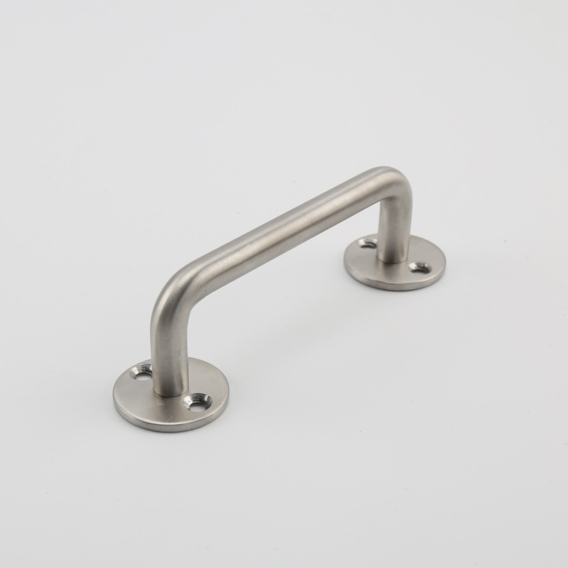 Tay nắm tủ cửa inox 304 màu bạc, kt 128x160x35mm, đường kính 10mm