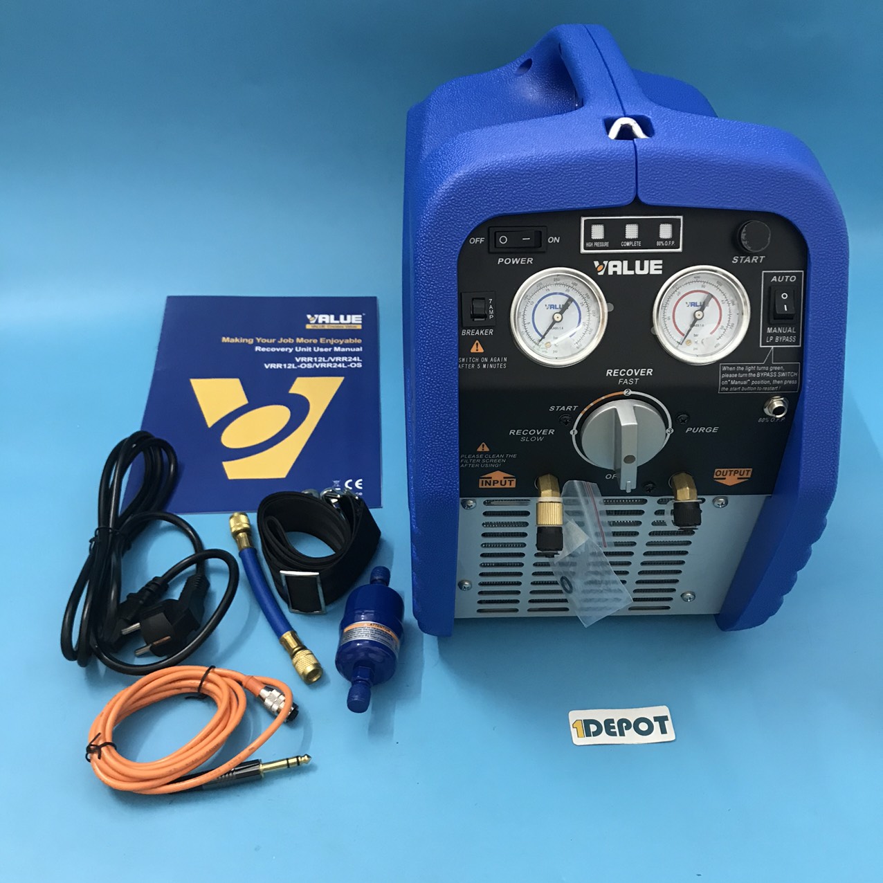 Thiết bị thu hồi gas lạnh Value VRR24L-OS