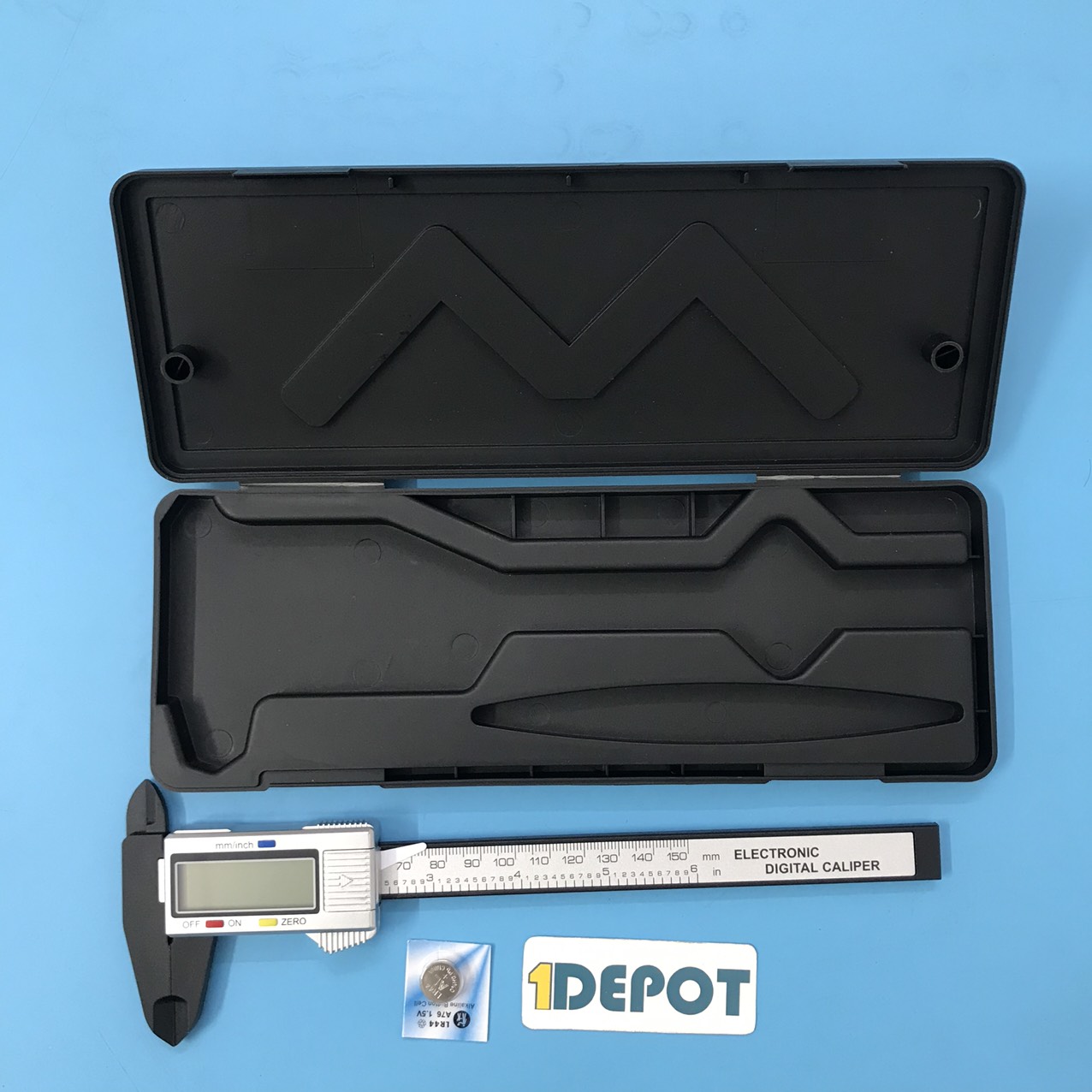 Thước kẹp điện tử 150mm, dải đo 0 - 150mm, đơn vị đo mm/ inch