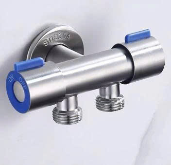 Van nước 2 cổng xả có điều khiển riêng biệt, 2 đầu ra phi 21