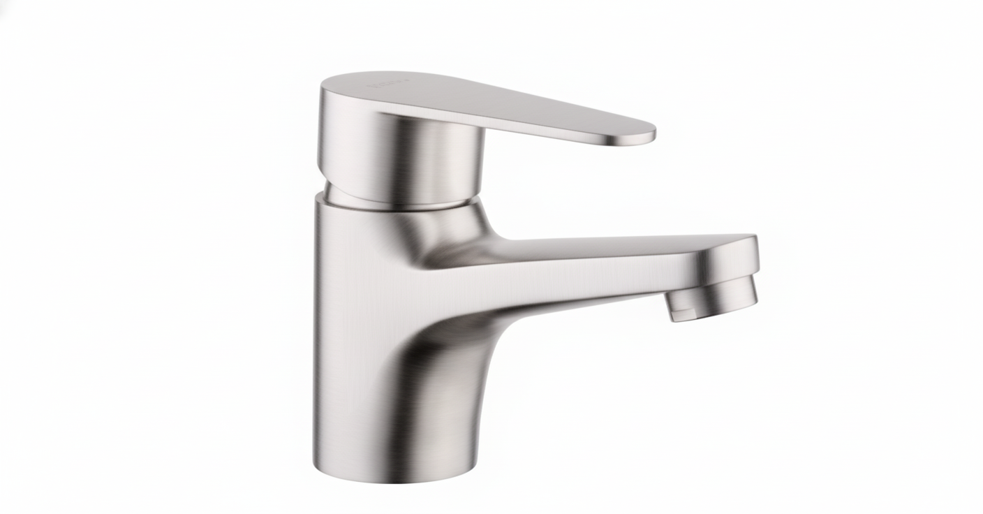 Vòi lavabo nóng lạnh Vanni VN-225T, Inox 304 cao cấp, chống gỉ sét