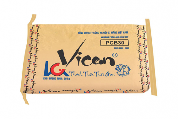 Xi măng Vicem Hà Tiên  PCB30 bao 50kg/bao