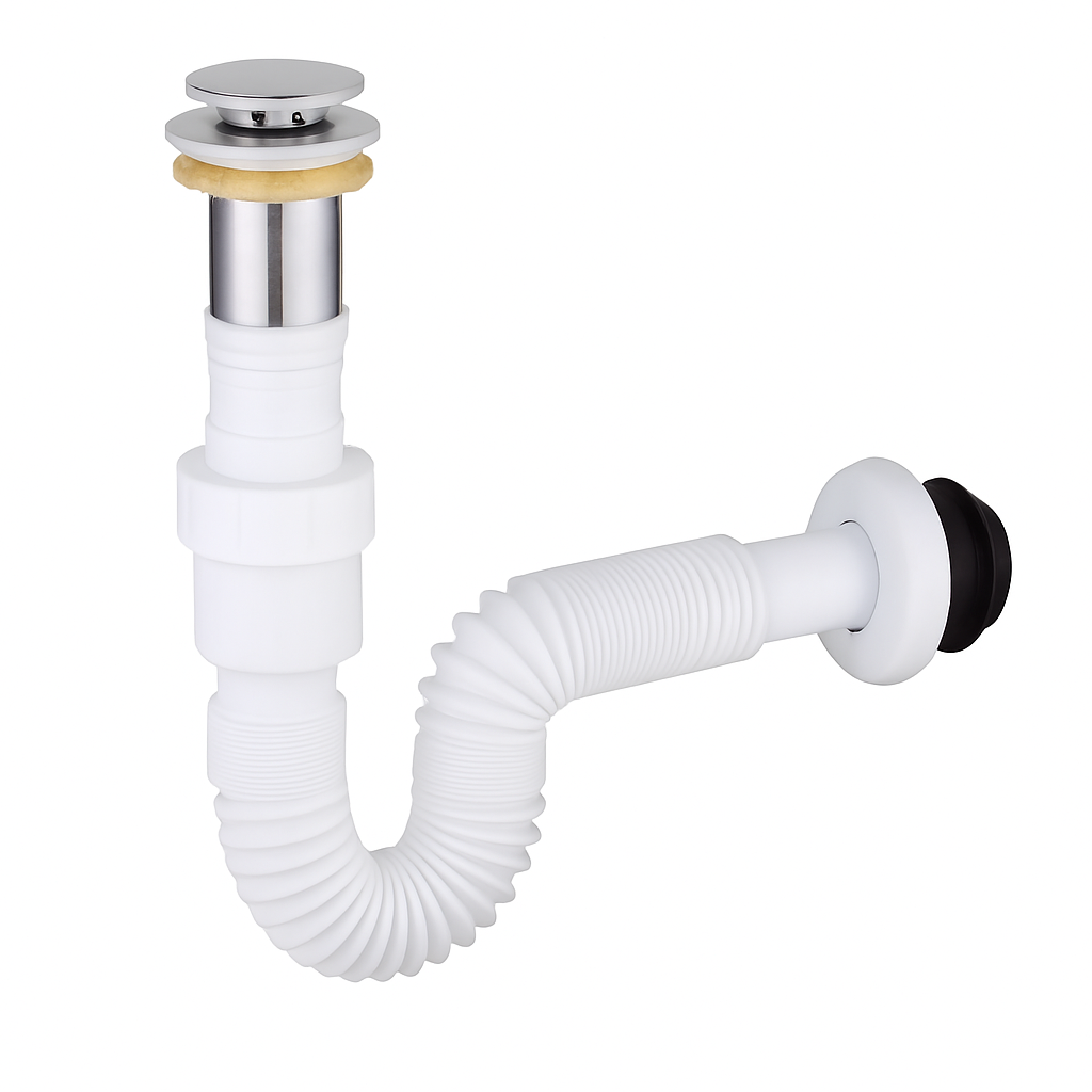 Xi phông Lavabo Vanni VN-083, Inox 304 cao cấp, Thiết kế kín khít