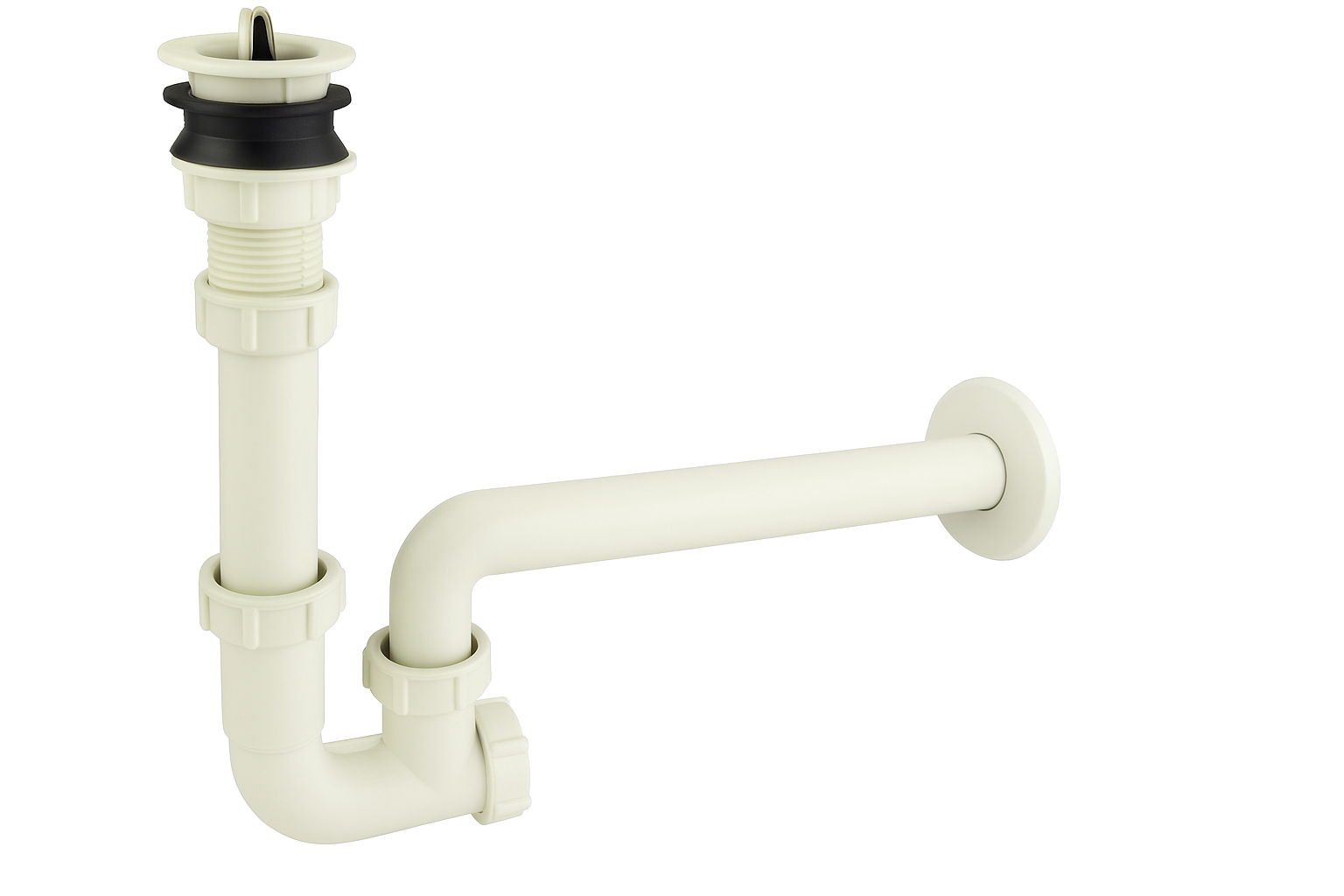 Xi phông Lavabo Vanni VN-091, Inox 304 bền đẹp, chống rò rỉ