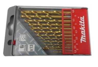 Bộ 13 mũi khoan sắt Makita D-43577, kích thước 1.5-6.5mm
