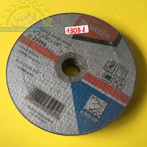 Đá cắt kim loại 150mm Makita D-29402, kích thước 150x2.5x22.2mm