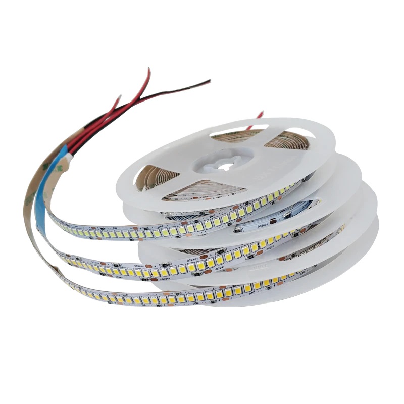 Đèn Led dây 2835 12V JCVTECH, công suất 14.4w, ánh sáng trung tính 4000k, số bóng 120led/m, cấp bảo vệ ip20, 5m/cuộn