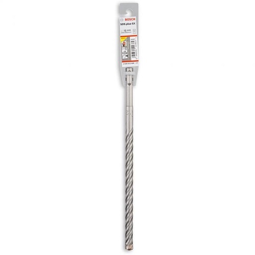 Mũi khoan bê tông chuôi gài 4 khía bosch 2608833802 sds plus-5x, kích thước 10x300/360mm