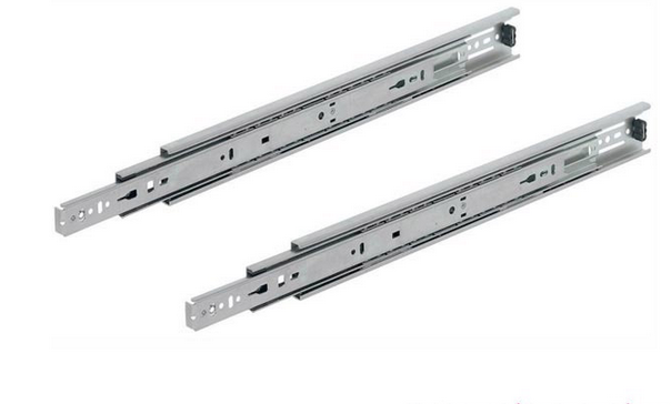 Ray bi 3 tầng mở toàn phần không giảm chấn 250mm, Hafele 494.02.460, chất liệu thép