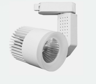 Đèn LED rọi ray tam cấp TLC 20W thân trắng TLC-RTC-TT-20W, ánh sáng trắng 6500k, kích thước Φ85x175x120