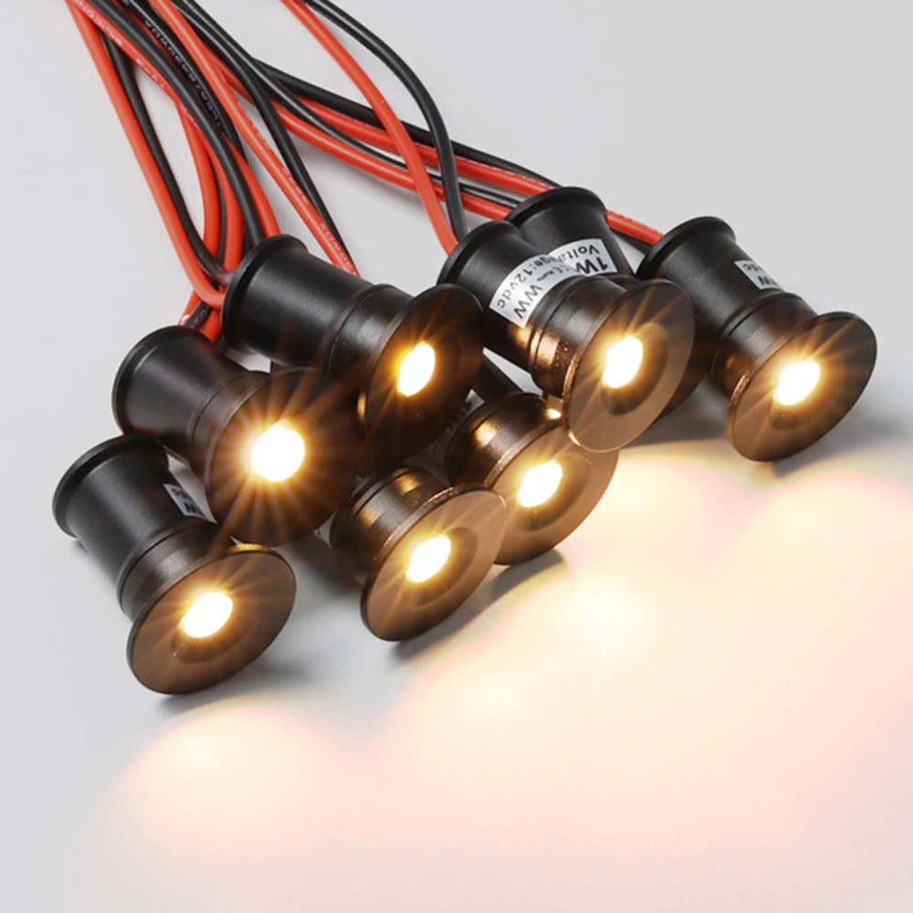 Đèn led soi tranh tròn âm trần INL-ADT1 1W ánh sáng vàng 3000K, kích thước lỗ khoét 60mm Oem-91