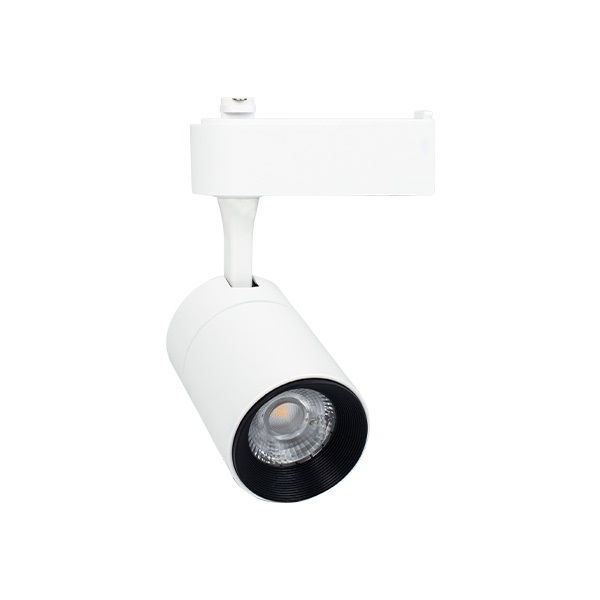 Đèn led chiếu điểm gắn ray 30W TCE 002, Ánh sáng trung tính, vỏ trắng, kích thước Ø75x180mm