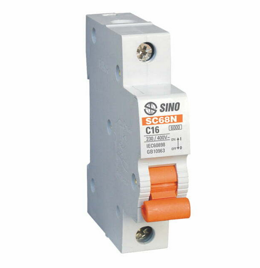 Cầu dao tự động MCB 1C 16A Sino SC68N/C1016