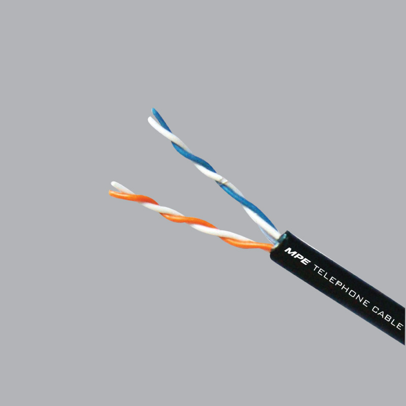 Dây cáp điện thoại 2 đôi 1/0.5mmx2P MPE TLC-2P, 100m/cuộn