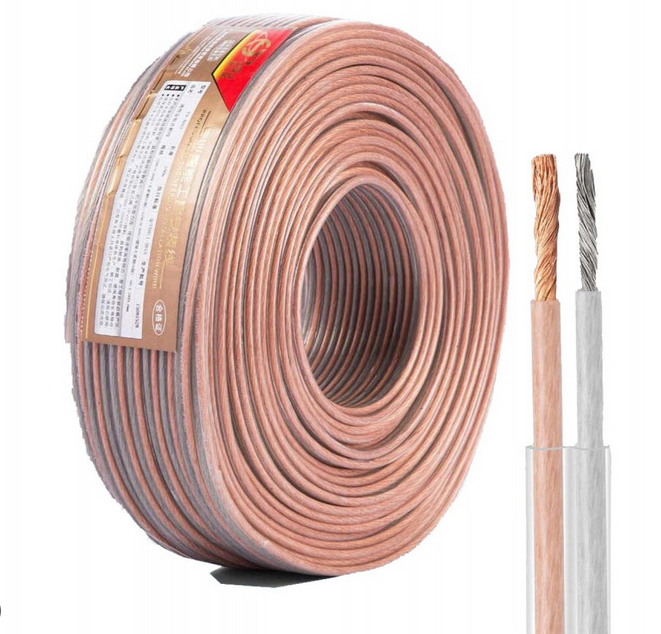 Dây loa chống nhiễu 300 tim FFC, 100m/cuộn