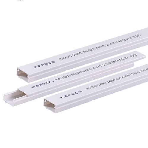 Nẹp luồn dây điện dạng vuông Nanoco NNV2080, 80x60mm