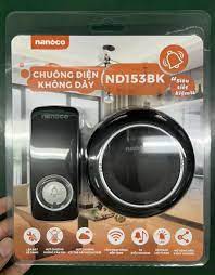 Bộ chuông điện không dây không dùng pin Nanoco ND153BK