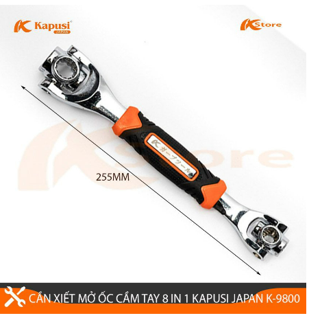 Cần mở ốc tự động 8 đầu Kapusi k-9800