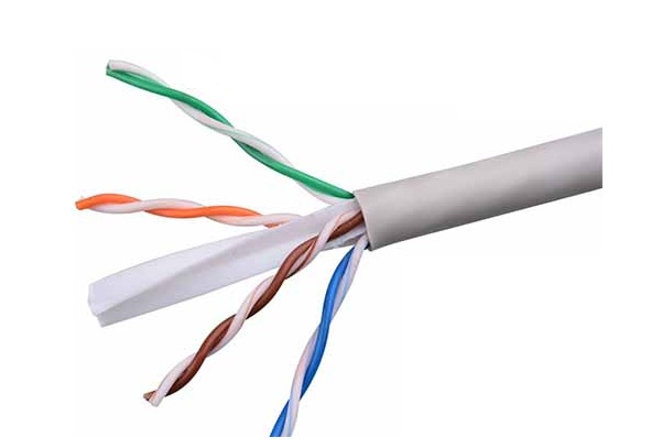 Cáp mạng CAT6 UTP Nanoco NC6-U10 Na 0.56 mm 4 Pairs 10% Cu 23 AWG, màu trắng, 305m/cuộn