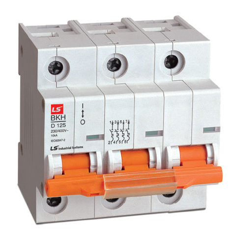 Cầu dao tự động MCB 3 pha 100A 10kA LS BKH 3P100A