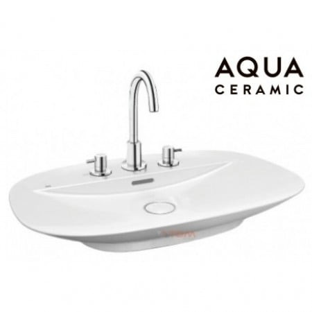 Chậu rửa lavabo đặt bàn cerafine Inax AL-S630V(FC/GC), kích thước 500x700x100 mm
