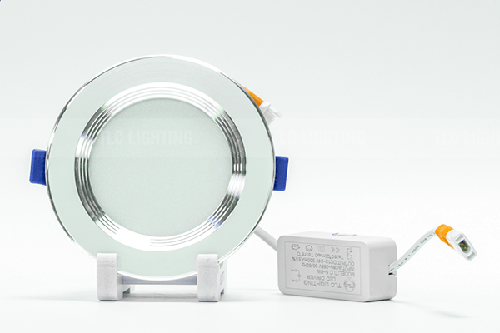 Đèn led âm trần chống chói viền trắng 7W TLC-ACM-VT-07W, ánh sáng trắng