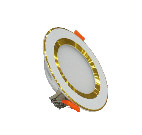 Đèn led âm trần chống chói viền vàng 7W TLC-ACM-VV-07W, ánh sáng vàng