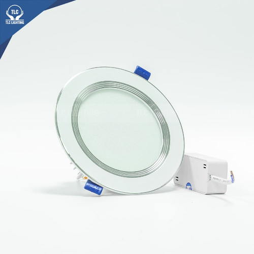 Đèn led âm trần khối đúc TOS viền bạc 7W TLC-ATO-VB-07W-03, ánh sáng trung tính, chip OSRAM CHBL Đức