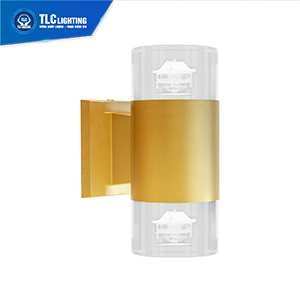 Đèn tường trang trí 2 đầu 14WTLC-DTT/TB-CBT-14W-05, ánh sáng tím