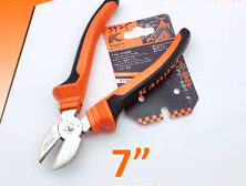 Kìm cắt thẳng 7 inch 180mm mạ kền Kapusi K-8028