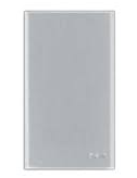 Mặt kín đơn Panasonic WEV68910MW, màu trắng ánh kim