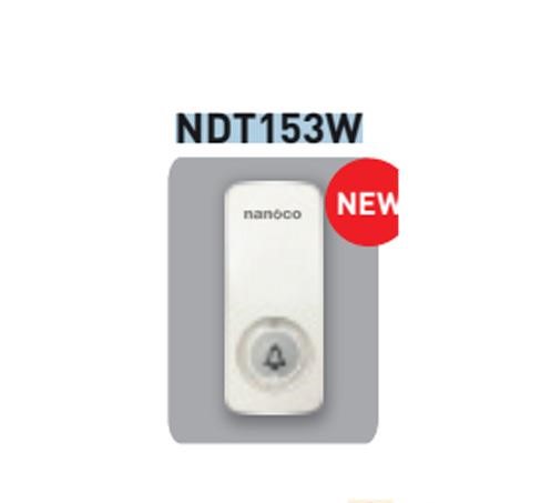 Nút nhấn chuông không dùng pin Nanoco NDT153W