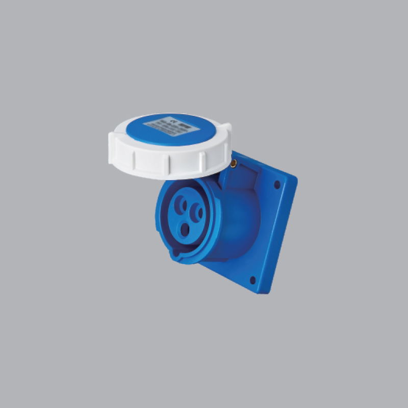 Ổ CẮM LOẠI CỐ ĐỊNH BẮT TRÊN BẢNG ĐIỆN MPN-3132 16A, 240V 2P+E-IP67