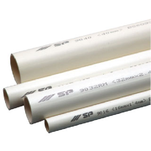 Ống luồn dây điện PVC Sino chịu lực nén 750N SP9025 Φ25 dày 1.70mm, dài 2.92m