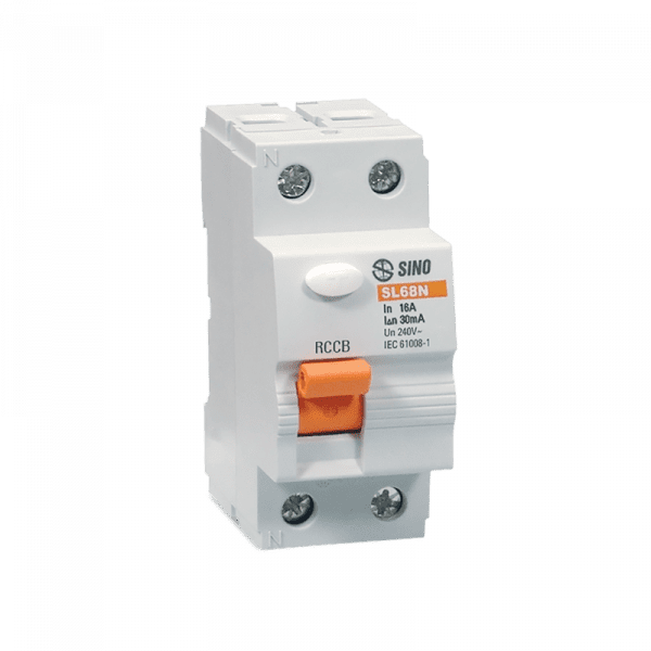 Cầu dao chống giật  RCCB 2C 16A,20A,30mm Sino SL68N