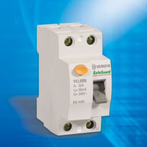Cầu dao chống rò RCCB 2C 25A 30mm Sino VLL45N/2032/030 25A