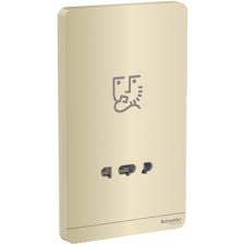 Bộ ổ cắm cạo râu Schneider E83T727V_WG_G19 AvatarOn, màu vàng ánh kim