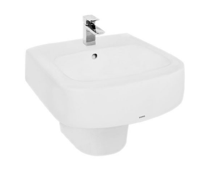 Chậu rửa lavabo chân lửng Toto LHT767CR