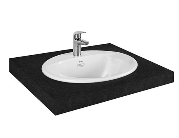 Chậu rửa lavabo đặt dương vành Toto L501C