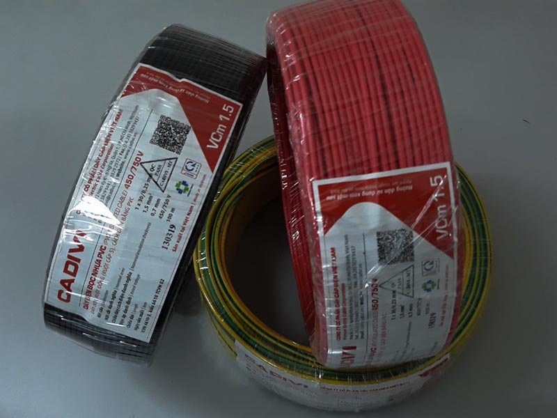 Dây điện đơn mềm Cadivi VCM 2.5mm